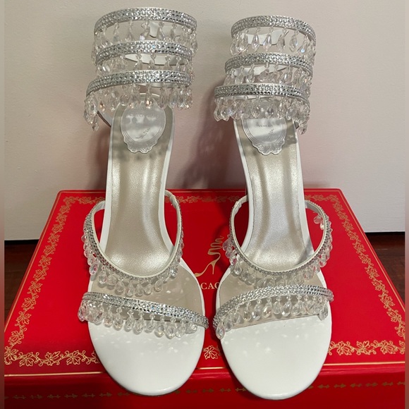 Rene Caovilla Shoes - NEW - Rene Caovilla White Chandelier